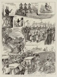 Feier des Jubiläums der Königin in Colombo, Ceylon